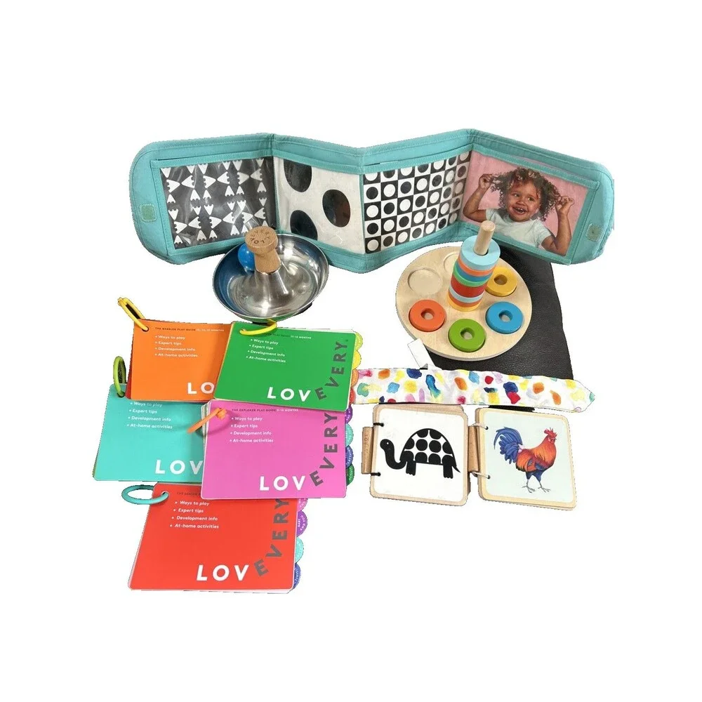 Lovevery Mixed Montessori Toy Bundle Lot With 5 Play Guides Baby Development